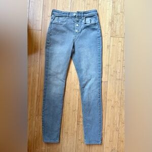 Girls high-waisted H&M jeans gray size 14